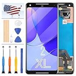 for Google Pixel 2 XL LCD Screen Replacement, OLED for Google Pixel 2XL G011C LCD Display Touch Panel Digitizer Full Glass Assembly Parts Kits with Free Repair Tools