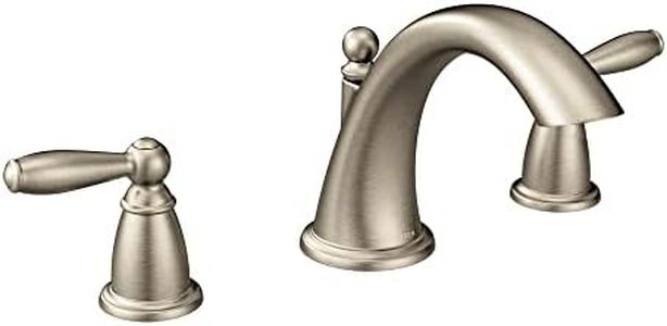 Moen Brantford Brushed Nickel 2-Handle Deck Mount Roman Tub Faucet Trim Kit, Valve Required, T4943BN