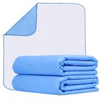 Avalon Care Incontinence Bed Pads (Pack of 2) Washable Pee Pads for Adults, Kids & Pets - Highly Absorbent Pads, 34x36 inches Bed Pads Washable Waterproof Pads for Bed, Reusable Bed Pads & Underpads