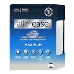 AllerEase Maximum Allergy and Bed Bug Waterproof Zippered Mattress Protector - Allergist Recommended to Prevent Collection of Dust Mites and Other Allergens, Vinyl Free & Hypoallergenic, King Sized
