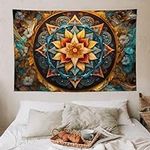 Smacget Mandala Floral Tapestry Boh
