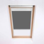 Skylight Roller Blinds For Keylite Roof Windows, Blackout Blind, Window Code T06 Grey