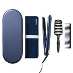 CLOUD NINE 2 in 1 Contouring Pro Hair Straightener | Curved Plates Variable Temperature Control | Floating Ceramic Plates | Quick Heat Control Perfect for Curls Waves & Smooth Flicks Revive Mode