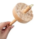 Drop Spindle, Yarn Drop Spindle Top Whorl Spin Wooden Spindle Kit Hand Spinning Wool Starter Spinner Plant Fibre Spinning for Beginners