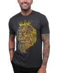 INTO THE AM Premium Graphic Tees Men - Cool Shirts Design T-Shirts S - 4XL, Royal Reign, XXXXL