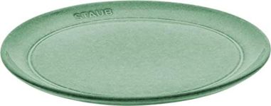 Staub 40508-180 Plate, 7.9 inches (20 cm), Sage Green, Dish, Dessert Plate, Medium Plate, Ceramic, Microwave Safe, Ceramic Plate