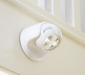 Auraglow Battery Operated Motion Sensor Light – Indoor & Outdoor PIR Security LED Wall Light – Wireless for Shed, Garage, Porch & Loft (IP44) – White
