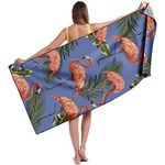 Beach Towel, 71"x32" Double Sided Oversized Microfiber Beach Towel for Adult, Lightweight Extra Large Quick Drying Towel for Swimming Sports Beach Gym