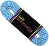 Bont Skates Waxed Laces - 6mm & 8mm - 47" 71" 79" 96" 108" - Tickle Blue (6mm Wide / 96 inch / 245cm)