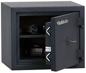 Chubbsafes PCSHOSAF0010 x M11 Home Safe 10 K Premium Quality Safety Flame/Key Lock 11 litres Dark Grey RAL 7016