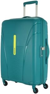 American Tourister Ivy 68Cm Medium Hardside Polypropylene 4 Wheel Spinner Check-in Suitcase with Recessed TSA Lock & Color-Matched Components for Women & Men - Spring Green