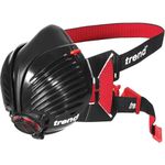 Trend Air Stealth P3 Dust Mask Respirator, Small/Medium, Replaceable HEPAC Filters, Comfortable Design for All-Day Use, 99.99% Filtration Efficiency, STEALTH/SM