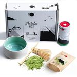 ORIGEENS Matcha Set with a Matcha Whisk, Ceramic Matcha Bowl, Organic Japanese Matcha Tea | Matcha Bowl Made in Portugal | Matcha Gift Set