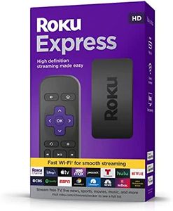 Roku Express (Official Manufacturer Product) | HD Streaming Media Player with High Speed HDMI Cable and Simple Remote