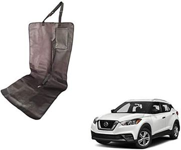 WolkomHome Waterproof Pet Dog cat Puppy Car Seat Protector pet Cover with Pocket & Dog Harness for Nissan Kicks 2019