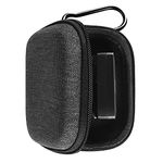 GEEKRIA Shield Case for Guitar Tuner, Portable Cover Travel Bag, Hard Shell Tuner Storage Case with Space for Pick Holder (M2 Black)