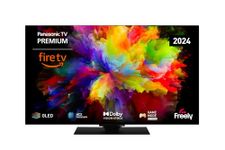 Panasonic TV-55Z80AEY Z80 Series 55 inch 4K Ultra HD OLED Smart TV, 2024, Fire TV, Freely, Dolby Vision & Atmos, Alexa Voice Control, Airplay, Black