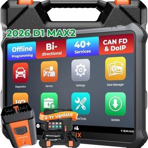 OTOFIX D1 Max OE Full System Diagnostics Scanner 2025 Ver, [2-Years Free Update] Bi-Directional Scan Tool for Car, 40+ Service Functions, Advanced ECU Coding, 10000+ Car Coverage, V.A.G Guided