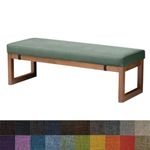 Kimgull Rectangle Bench Cushion,31.5X11.8X1.97In,Washable Removable Long Chair Pad with Non-Skid Backing,Breathable Foam Filling PadGarden Patio Furniture Chaise Swing Bench mat,Agate Green