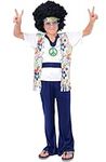 Wicked Costumes Boys Hippie Dude Fancy Dress Costume - Large (8-10 Years)