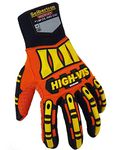 Seibertron High-Vis Impact Reducing Gloves Heavy Duty Work Safety Gloves L