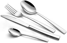 WUJO Cutlery Set, Stainless Steel D