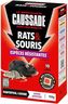 CAUSSADE Anti Rats & Souris - Efficacité radicale - Lieux secs & humides - 10 Sachets pâtes Fluorescents- Prêt à l'emploi - Une Ingestion Suffit - Fabriqué en France - 150g - CARSPTFLUO150
