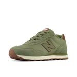 New Balance Men's 515 V3 Sneaker, White/Olive, 14 M