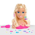 Barbie Barbie Small Plastic Styling Head-Blonde (Pink), Barbie