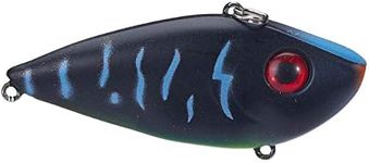 Strike King Lures, Red Eyed Shad 1/2 oz Hard Lipless Crankbait Lure, 3 1/4" Length. 8' Depth, Two Number 6 Treble Hooks, Wicked, Per 1