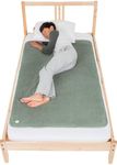 PeapodMats Bedwetting & Incontinence Waterproof Bed Mat - Reusable Underpad. Secure Placement & Breathable. Washable. Enviro Friendly 3x5 (Sage) Mattress Protector & Pee Pad for Kids & Adults