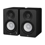 Yamaha HS4 Studio Monitors (Black) – Compact 2-Way Powered Speakers with Advanced Sound Control and Versatile Connectivity for Music Production and Video Editing