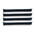 4Pcs of 150CM Water Activated Flood Barriers for Home Door, Garage & Basement, Sandless Flood Bags to Absorb, Divert and Block Water (150CM-4PACK)