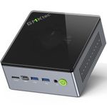 GMKtec Mini PC Gaming, M7 AMD Ryzen 7 PRO 6850H (8C/16T 4.70Ghz) Dual NIC LAN 2.5G Desktop Computer Windows 11 Pro, 16 DDR5 RAM + 512GB Hard Drive PCle SSD, Dual USB4, HDMI 2.1, USB-C