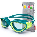 ZIONOR Kids Swim Goggles, G1MINI SE Anti-fog Clear Lens Swimming Goggles for Kid Child 6-14