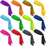 12 Pack Head Tie Headbands for Men 