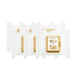 L'Oréal Paris Age Perfect Cleansing Wipes designed for Mature Skin, Formulated with Pro-Calcium & Sweet Almond Oil, Cleanse & Revive Skin, 25 Wipes, Pack of 6, Packaging May Vary