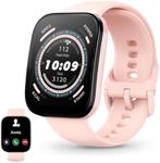 Amazfit Bip 5 Smart Watch, 46mm, Bluetooth Calling, Alexa Built-in, GPS Tracking, 10-day Long Battery Life, Health Fitness Tracker With Heart Rate, Blood Oxygen Monitoring - Pink