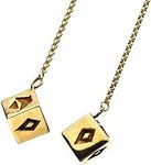 Star Wars Han Solo Corellian Gold 3D Dice Necklace