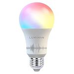 LUMIMAN E27 Smart Bulb, Screw Alexa Light Bulb, Energy Saving LED Smart Light Bulbs, RGB Colour Changing, Warm to Cool White, No Hub Required, Works with Alexa and Google Home, 7.5W 800LM, 1 Pack