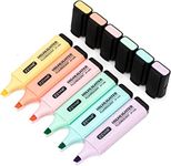 Merayo Highlighter Pen Pastel Highlighter Set Cute Highlighters Pens For Study Highlighter Stationary Items For Girls,Multi-coloured