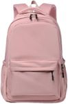 School Backpack for Girls, Boys, and Adults - Kids School Backpack, Lightweight School Bag - Lightweight and Casual Daypack, Ideal for College, Travel, Business, and Daily Use (Pink)