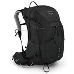 Osprey Manta 34L Men's Hiking Backpack with Hydraulics Reservoir, Black, One Size