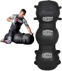 45 LBS Adults Filled Ground & Pound Grappling Dummy for MMA Submission Fitness Punching Kickboxing Tackling BJJ Training Boxing Wrestling Practice (Ready to Use) (45)