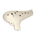 NIGHT by-Noble Plastic Ocarina Alto C (Off-White)