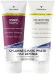 TRIHARD Swimmers Shampoo Extra Boost + Pre & Post Swim Conditioner | Chlorine And Hair Solutions | Swimming Two-In-One Duo