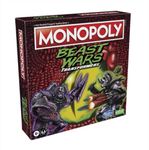 Hasbro Monopoly: Transformers Beast Wars Edition Board Game for Kids Ages 8 and Up, Game for 2-6 Players, Secure Energon, Play in Robot Mode or Alt Mode (English) (F5269)