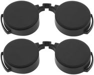 VGOL 2Pcs 41-42mm Rubber Eyepiece Cover Binocular Rain Guard Protection Cover Ocular Lens Cover Lens Accessories Compatible with 8x42 10x42 12x42 Binoculars Black