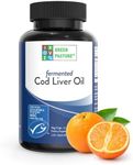 Blue Ice Fermented Cod Liver Oil Orange Flavor - 120 Caps