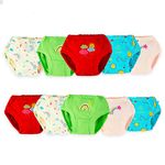 Basic Extra Soft Briefs | Unisex, 100% Pure Cotton Innerwear/Panties | Breathable & Super Soft Underwear | Baby Cotton Panty, Underwear | Pack of 10 Underwear | Size -3-4 Years | Doodle Dreams |